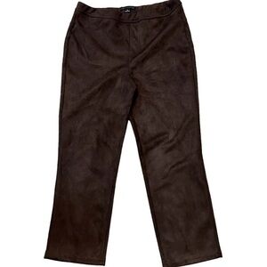 Sanctuary X Anthropologie Brown Faux Suede Pants/ Leggings, recycled fabric
